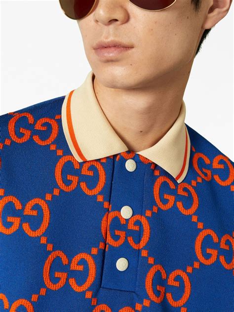 gucci blue king cobra shirt|Gucci gg cotton jacquard.